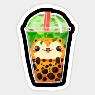 boba tea Sticker